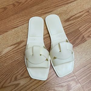 Zara square toe sandals